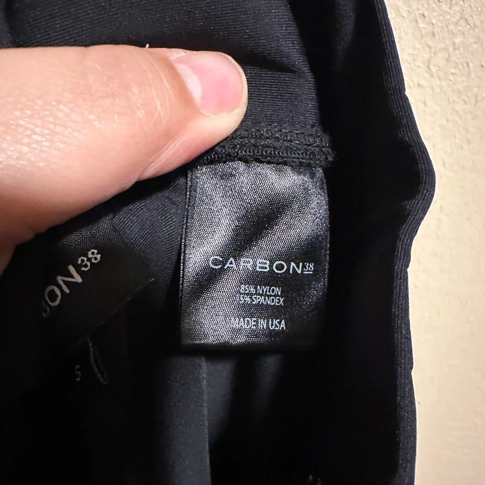 Carbon38 Ruffle Ankle Leggings Size‎ Small